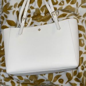 Tory Burch White Tote Bag